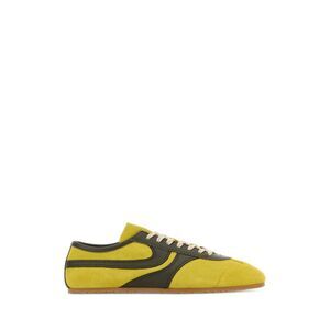Dries Van Noten Men Two-Tone Suede Sneakers